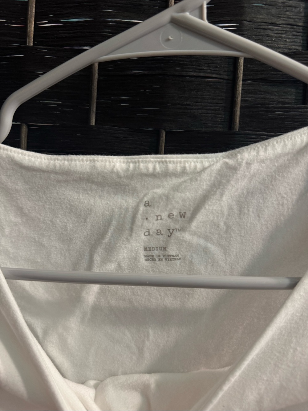 a new day White Sleeveless Tank Top - Picture 2 of 2